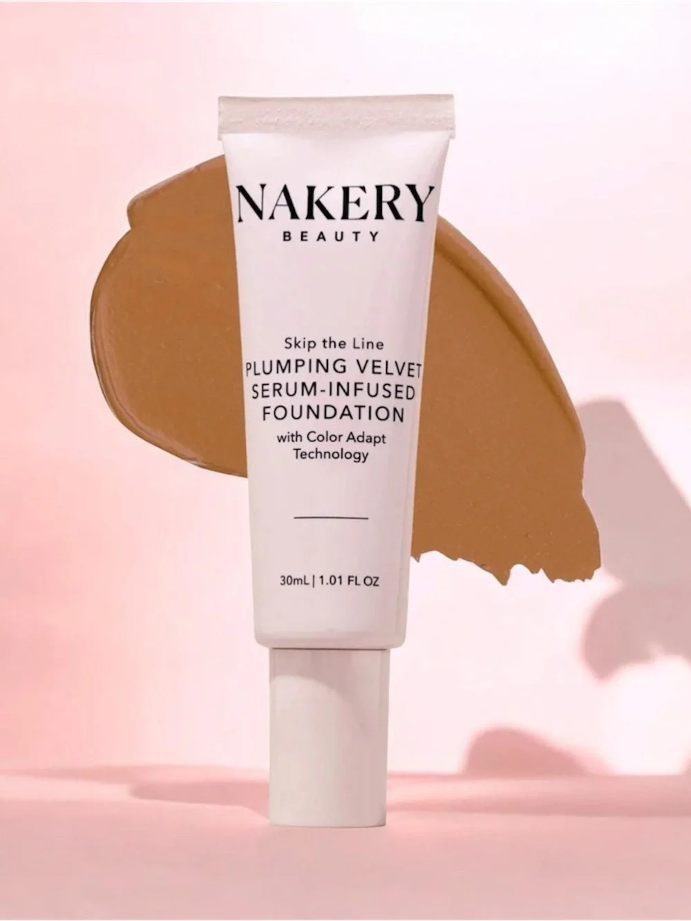 Nakery Beauty Plumping Velvet Serum-Infused Foundation — medium
